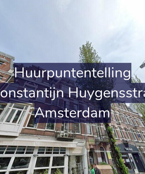 Foto gevel Huurpuntentelling voor Eerste Constantijn Huygensstraat 37-2, Amsterdam