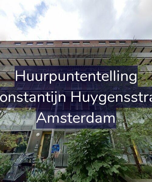 Foto gevel Huurpuntentelling voor Eerste Constantijn Huygensstraat 54-G, Amsterdam