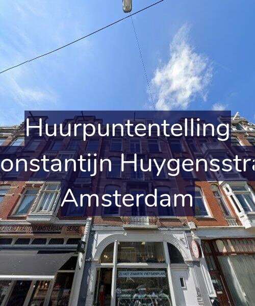 Foto gevel Huurpuntentelling voor Eerste Constantijn Huygensstraat 88-2, Amsterdam
