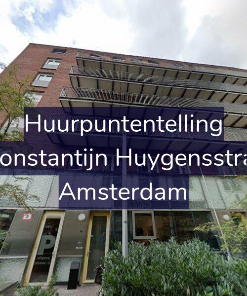 Foto gevel Huurpuntentelling voor Eerste Constantijn Huygensstraat 50-B, Amsterdam