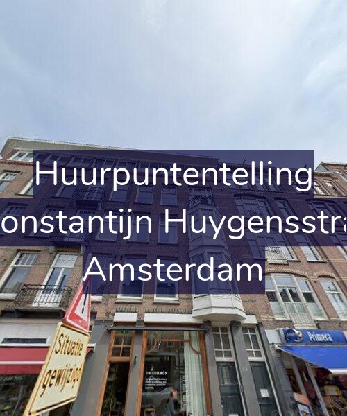 Foto gevel Huurpuntentelling voor Eerste Constantijn Huygensstraat 63-2, Amsterdam