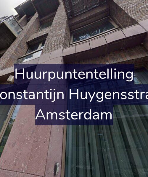 Foto gevel Huurpuntentelling voor Eerste Constantijn Huygensstraat 32-G, Amsterdam