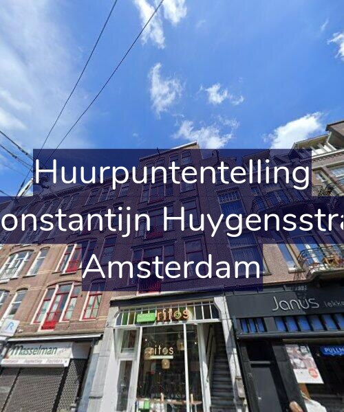 Foto gevel Huurpuntentelling voor Eerste Constantijn Huygensstraat 69-3, Amsterdam