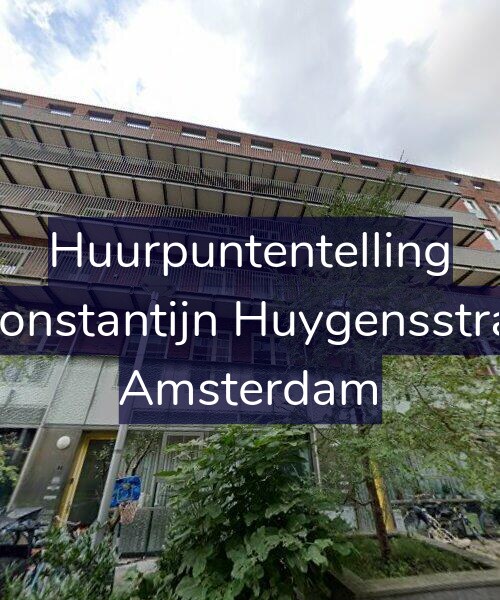 Foto gevel Huurpuntentelling voor Eerste Constantijn Huygensstraat 56-B, Amsterdam