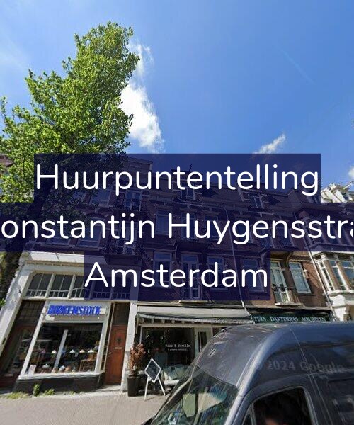Foto gevel Huurpuntentelling voor Eerste Constantijn Huygensstraat 74-1, Amsterdam