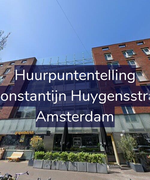 Foto gevel Huurpuntentelling voor Eerste Constantijn Huygensstraat 48-F, Amsterdam