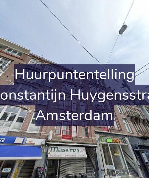Foto gevel Huurpuntentelling voor Eerste Constantijn Huygensstraat 67-2, Amsterdam