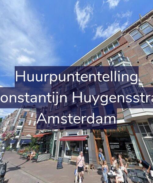 Foto gevel Huurpuntentelling voor Eerste Constantijn Huygensstraat 61-1, Amsterdam
