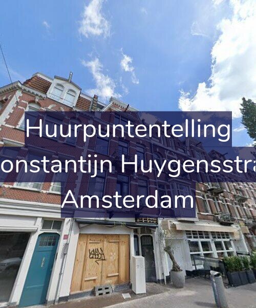 Foto gevel Huurpuntentelling voor Eerste Constantijn Huygensstraat 33-2, Amsterdam