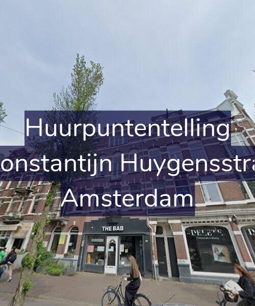 Foto gevel Huurpuntentelling voor Eerste Constantijn Huygensstraat 41-1, Amsterdam