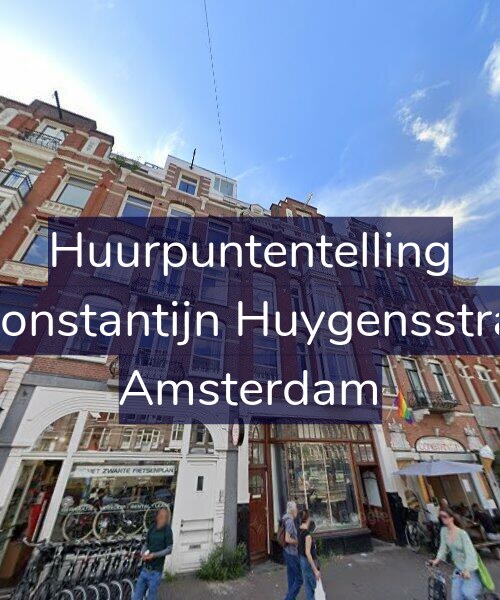 Foto gevel Huurpuntentelling voor Eerste Constantijn Huygensstraat 86-1, Amsterdam