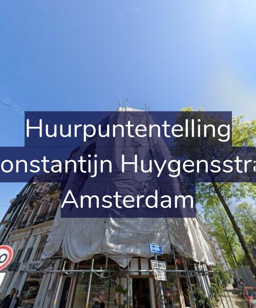 Foto gevel Huurpuntentelling voor Eerste Constantijn Huygensstraat 29-2, Amsterdam