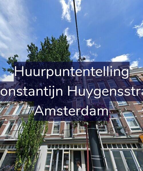 Foto gevel Huurpuntentelling voor Eerste Constantijn Huygensstraat 53-3, Amsterdam