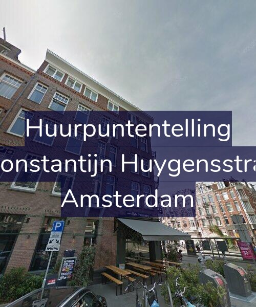 Foto gevel Huurpuntentelling voor Eerste Constantijn Huygensstraat 59-3, Amsterdam