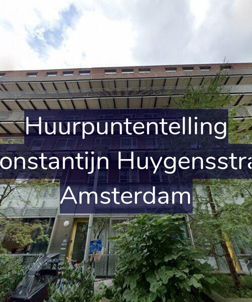 Foto gevel Huurpuntentelling voor Eerste Constantijn Huygensstraat 54-A, Amsterdam