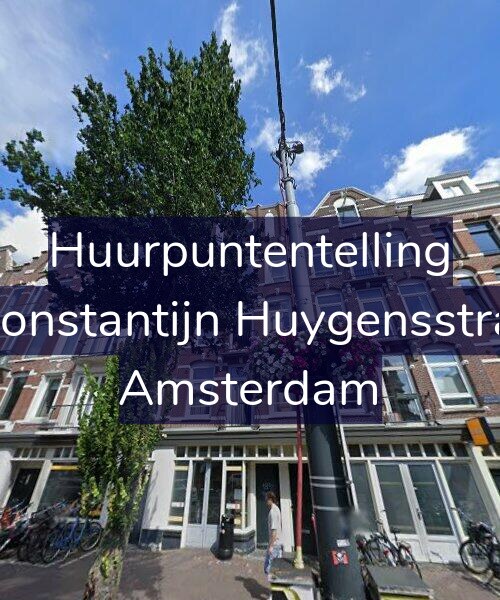 Foto gevel Huurpuntentelling voor Eerste Constantijn Huygensstraat 53-1, Amsterdam