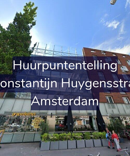 Foto gevel Huurpuntentelling voor Eerste Constantijn Huygensstraat 50-E, Amsterdam