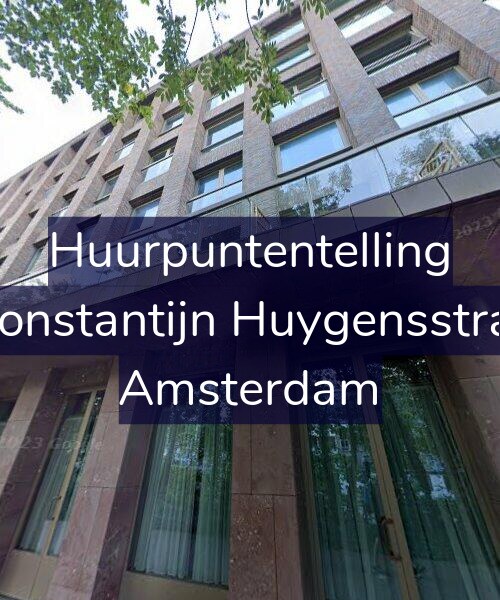 Foto gevel Huurpuntentelling voor Eerste Constantijn Huygensstraat 30-D, Amsterdam