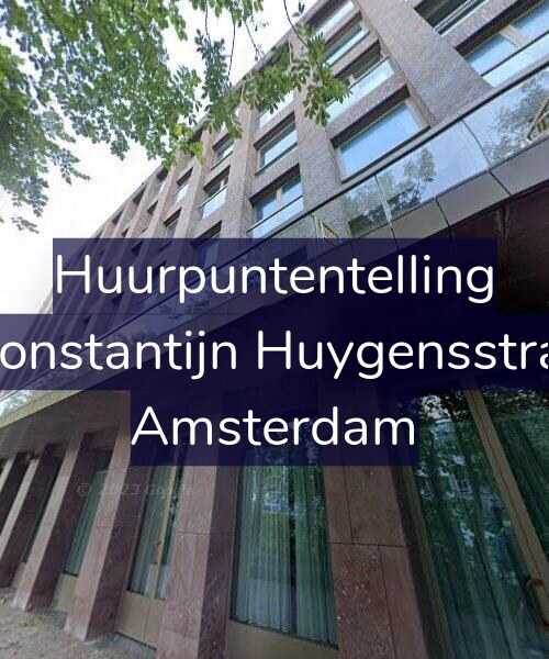 Foto gevel Huurpuntentelling voor Eerste Constantijn Huygensstraat 22-A, Amsterdam