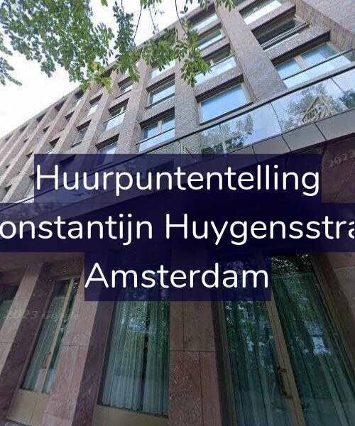 Foto gevel Huurpuntentelling voor Eerste Constantijn Huygensstraat 22-D, Amsterdam