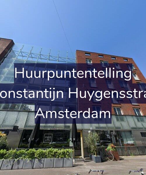 Foto gevel Huurpuntentelling voor Eerste Constantijn Huygensstraat 48-C, Amsterdam