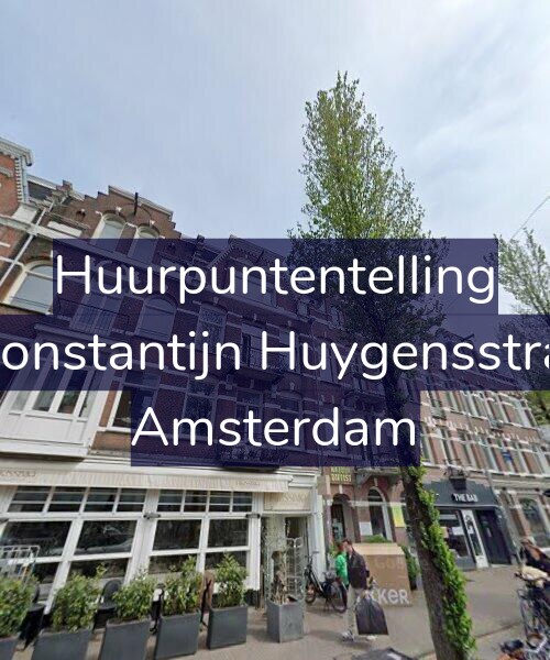 Foto gevel Huurpuntentelling voor Eerste Constantijn Huygensstraat 37-1, Amsterdam