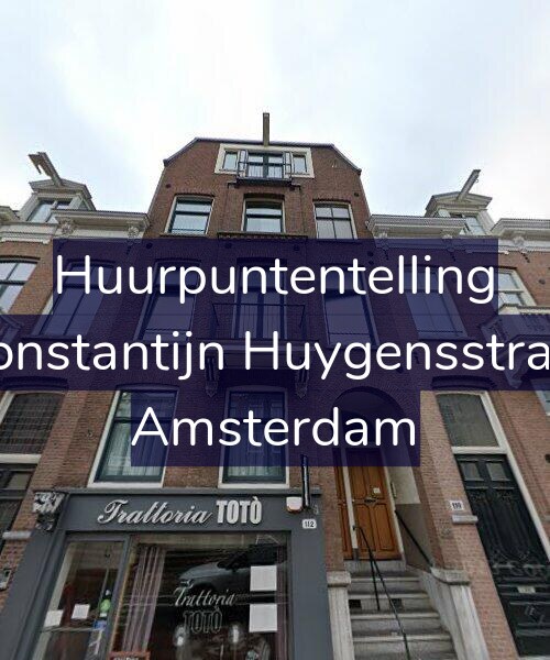 Foto gevel Huurpuntentelling voor Eerste Constantijn Huygensstraat 112-3, Amsterdam