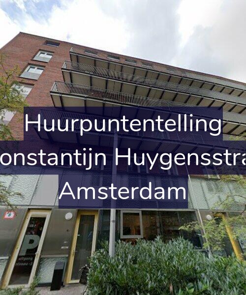 Foto gevel Huurpuntentelling voor Eerste Constantijn Huygensstraat 50-A, Amsterdam