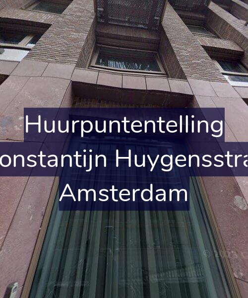 Foto gevel Huurpuntentelling voor Eerste Constantijn Huygensstraat 24-D, Amsterdam