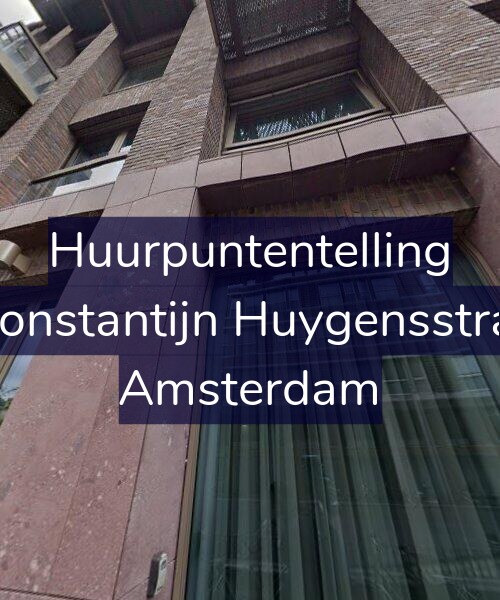 Foto gevel Huurpuntentelling voor Eerste Constantijn Huygensstraat 28-B, Amsterdam