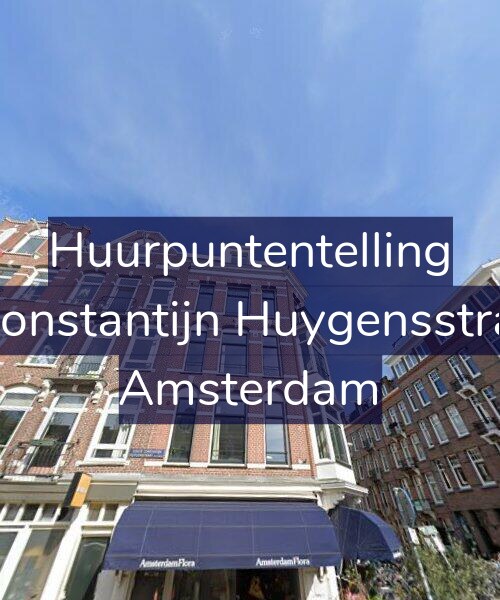 Foto gevel Huurpuntentelling voor Eerste Constantijn Huygensstraat 57-2, Amsterdam