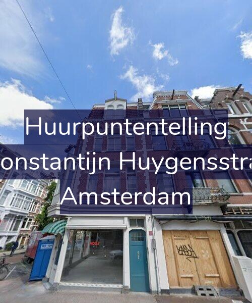Foto gevel Huurpuntentelling voor Eerste Constantijn Huygensstraat 31-1, Amsterdam