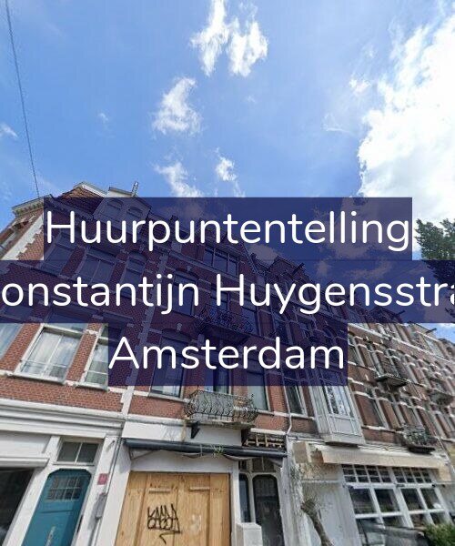 Foto gevel Huurpuntentelling voor Eerste Constantijn Huygensstraat 33-3, Amsterdam