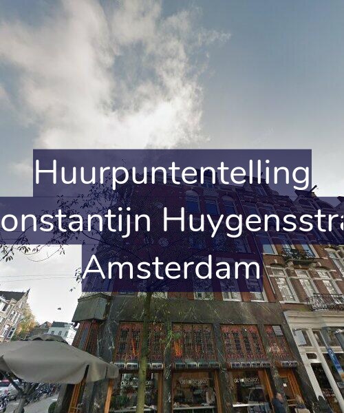 Foto gevel Huurpuntentelling voor Eerste Constantijn Huygensstraat 82-3, Amsterdam