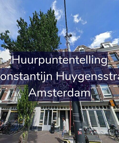 Foto gevel Huurpuntentelling voor Eerste Constantijn Huygensstraat 53-4, Amsterdam