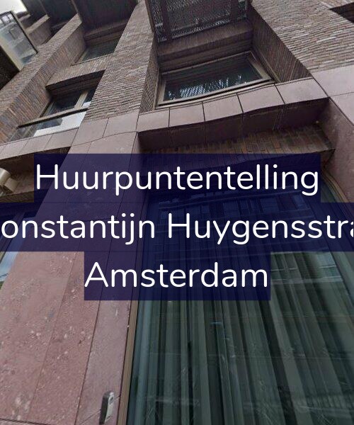 Foto gevel Huurpuntentelling voor Eerste Constantijn Huygensstraat 28-E, Amsterdam