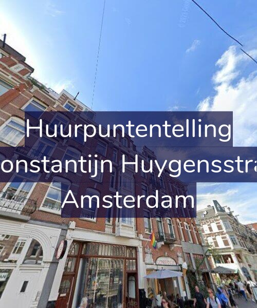 Foto gevel Huurpuntentelling voor Eerste Constantijn Huygensstraat 84-2, Amsterdam