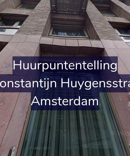 Foto gevel Huurpuntentelling voor Eerste Constantijn Huygensstraat 24-B, Amsterdam