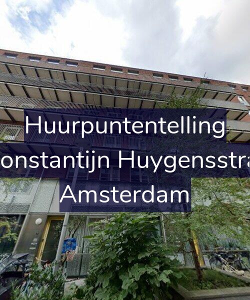 Foto gevel Huurpuntentelling voor Eerste Constantijn Huygensstraat 56-E, Amsterdam