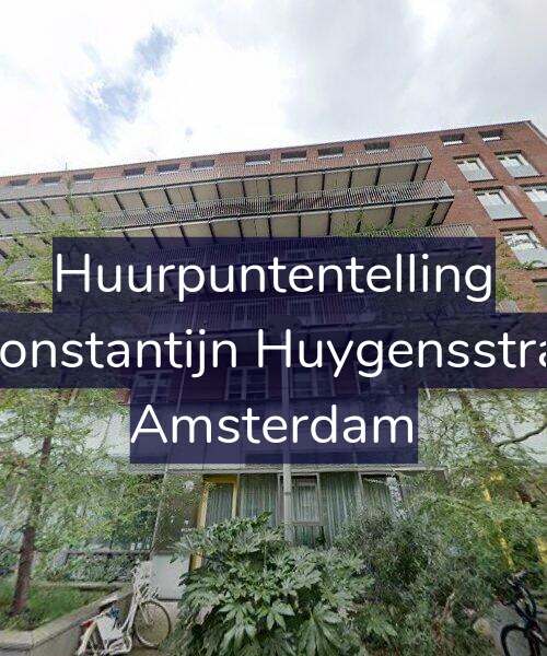 Foto gevel Huurpuntentelling voor Eerste Constantijn Huygensstraat 58-B, Amsterdam