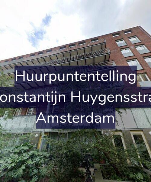 Foto gevel Huurpuntentelling voor Eerste Constantijn Huygensstraat 58-C, Amsterdam