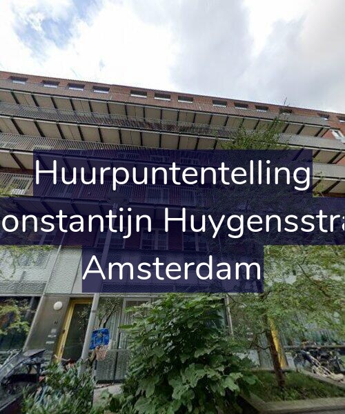 Foto gevel Huurpuntentelling voor Eerste Constantijn Huygensstraat 56-F, Amsterdam