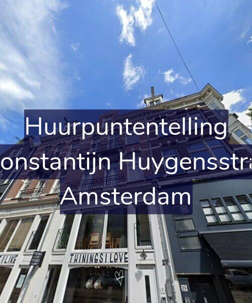 Foto gevel Huurpuntentelling voor Eerste Constantijn Huygensstraat 27-2, Amsterdam
