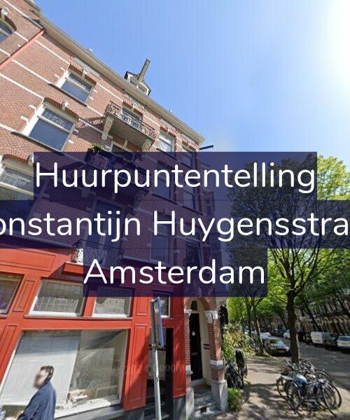 Foto gevel Huurpuntentelling voor Eerste Constantijn Huygensstraat 13-A3, Amsterdam