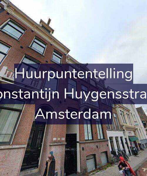 Foto gevel Huurpuntentelling voor Eerste Constantijn Huygensstraat 111-A, Amsterdam