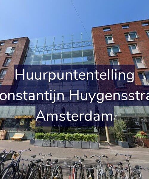 Foto gevel Huurpuntentelling voor Eerste Constantijn Huygensstraat 52-H, Amsterdam