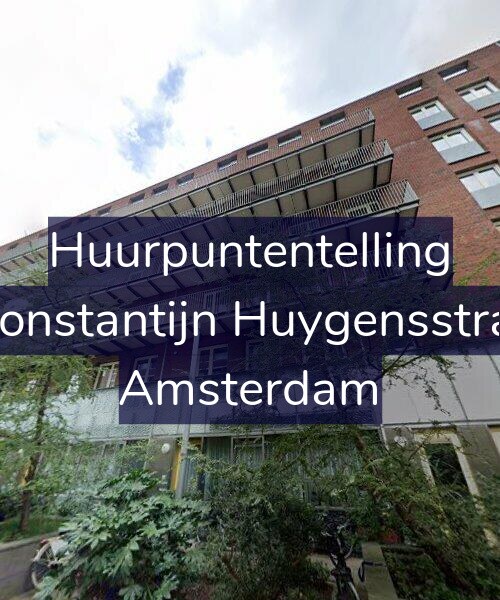 Foto gevel Huurpuntentelling voor Eerste Constantijn Huygensstraat 58-A, Amsterdam