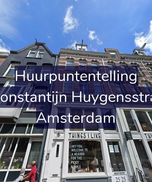 Foto gevel Huurpuntentelling voor Eerste Constantijn Huygensstraat 25-4, Amsterdam