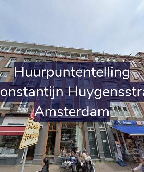 Foto gevel Huurpuntentelling voor Eerste Constantijn Huygensstraat 63-1, Amsterdam