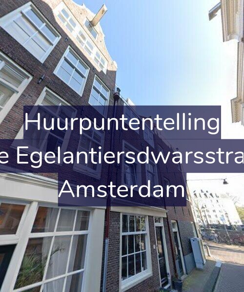 Foto gevel Huurpuntentelling voor Eerste Egelantiersdwarsstraat 15, Amsterdam